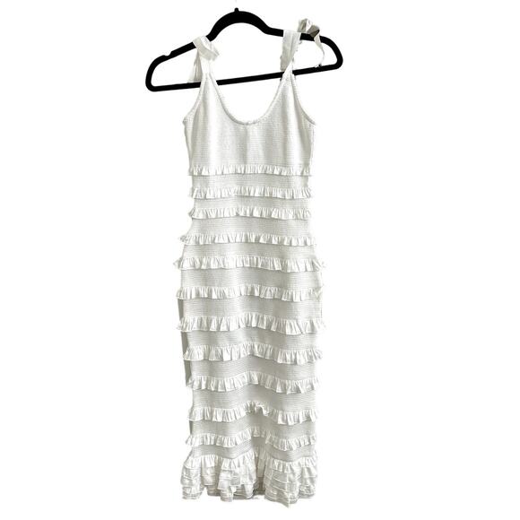 V. Chapman Lotus Tiered Midi Dress - Picture 2 of 5